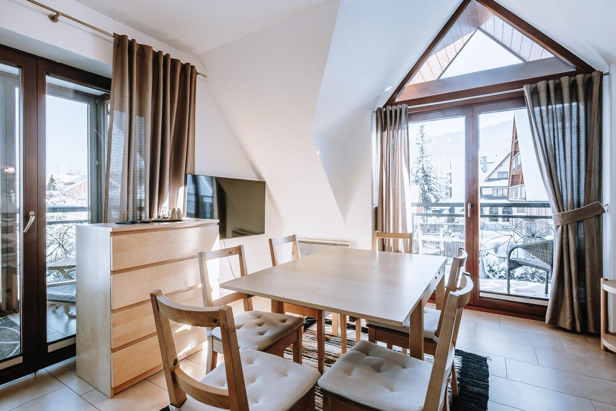 Szafir Apartamenty Mozaika Centrum Piec Kominkowy Закопане Экстерьер фото